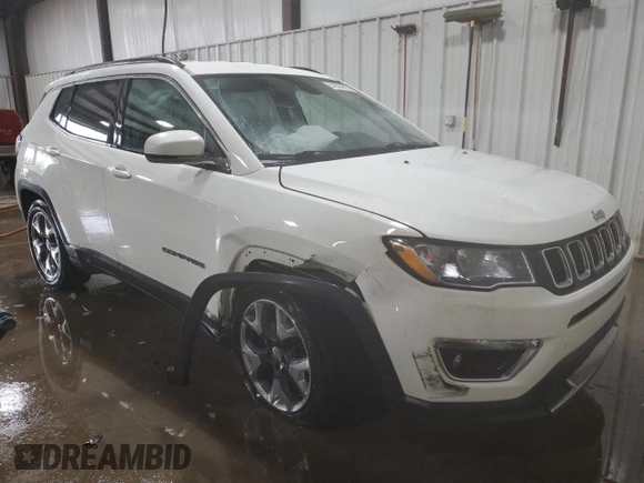 2019 Jeep Compass Limited with VIN 3C4NJCCB5KT660039, listed as a Copart auction lot 51633925 with 81,987 mi miles and Salvage title. Bid and sale history available at DreamBid. Image 4.
