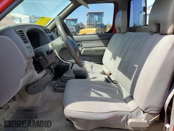 1998 Nissan Frontier XE with VIN 1N6DD21S2WC364538, listed as a Copart auction lot 62867545 with 261,987 mi miles and Salvage title. Bid and sale history available at DreamBid. Image 7.