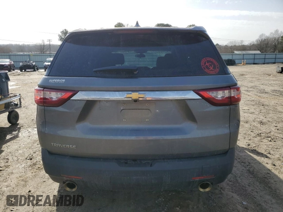 2019 Chevrolet Traverse LS with VIN 1GNERFKW7KJ189363, listed as a Copart auction lot 43412865 with 78,484 mi miles and Salvage Title. Bid and sale history available at carsss.com. Image 6.