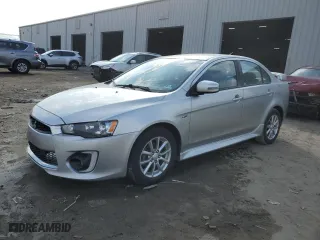 2016 Mitsubishi Lancer ES with VIN JA32U2FU2GU012199, listed as a Copart auction lot 43870375 with 124,629 mi miles and Salvage Title. Bid and sale history available at carsss.com. Image 1.