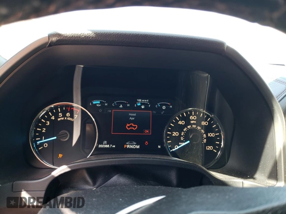 2018 Ford F-150 XL with VIN 1FTEW1EGXJFA29357, listed as a Copart auction lot 53203385 with 202,366 mi miles and Salvage Title. Bid and sale history available at DreamBid. Image 9.