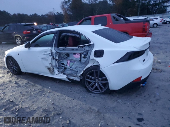 2020 Lexus IS with VIN JTHGZ1B27L5036766, listed as a Copart auction lot 81397744 with 48,857 mi miles and Salvage Title. Bid and sale history available at carsss.com. Image 2.