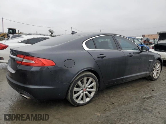 2014 Jaguar XF V6 SC with VIN SAJWJ0EF8E8U20460, listed as a Copart auction lot 43405755 with 83,834 mi miles and Salvage Title. Bid and sale history available at carsss.com. Image 3.