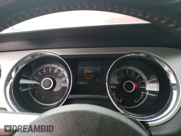 2013 Ford Mustang V6 with VIN 1ZVBP8AM6D5271610, listed as a Copart auction lot 50875295 with 220,833 mi miles and Salvage Title. Bid and sale history available at carsss.com. Image 9.
