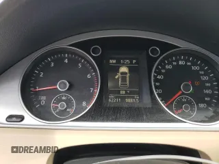 2013 Volkswagen CC Sport with VIN WVWBN7AN8DE509193, listed as a Copart auction lot 65256984 with 62,211 mi miles and Salvage Title. Bid and sale history available at carsss.com. Image 9.