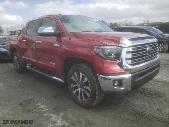 2018 Toyota Tundra 4WD SR5 with VIN 5TFHW5F16JX678999, listed as a Copart auction lot 48104285 with 45,609 mi miles and Salvage Title. Bid and sale history available at carsss.com. Image 4.