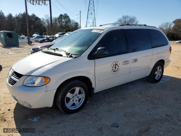 2007 Dodge Grand Caravan SXT with VIN 2D4GP44L67R105019, listed as a Copart auction lot 42152585 with 288,461 mi miles and Clean Title. Bid and sale history available at carsss.com. Image 1.