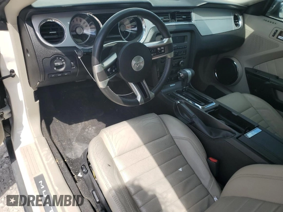 2011 Ford Mustang V6 with VIN 1ZVBP8AM0B5121747, listed as a Copart auction lot 51625565 with 113,654 mi miles and Salvage Title. Bid and sale history available at carsss.com. Image 8.