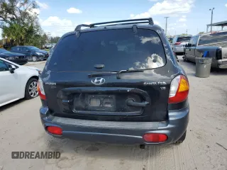 2002 Hyundai Santa Fe GLS with VIN KM8SC13D72U190570, listed as a Copart auction lot 77257524 with 244,808 mi miles and Salvage Title. Bid and sale history available at carsss.com. Image 6.