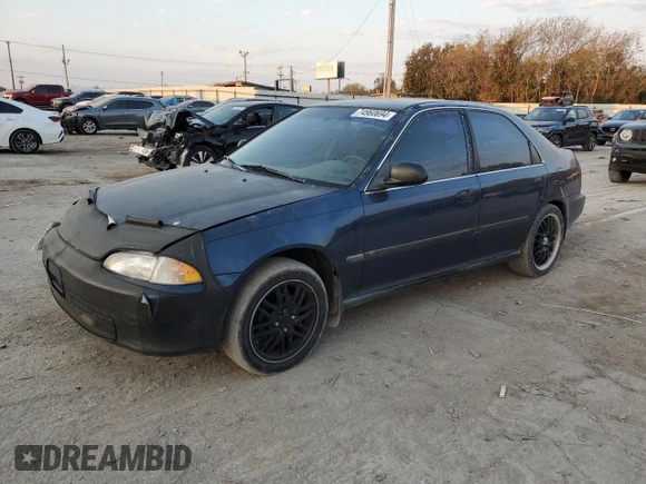 1992 Honda Civic z VIN 1HGEG865XNL024865, wystawiony jako Copart lot #74960694 z przebiegiem 286 953 mil mil oraz Szkoda całkowita • Salvage title. Historia ofert i sprzedaży dostępna na DreamBid. Obrazek 1.