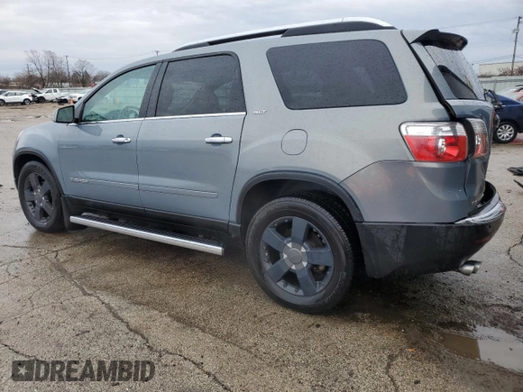 2008 GMC Acadia SLT2 with VIN 1GKEV33748J191403, listed as a Copart auction lot 47474875 with 161,103 mi miles and Salvage Title. Bid and sale history available at DreamBid. Image 2.
