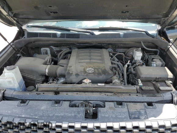 2021 Toyota Tundra SR with VIN 5TFRY5F10MX299595, listed as a Copart auction lot 58428885 with 43,707 mi miles and Salvage title. Bid and sale history available at DreamBid. Image 11.