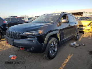 2019 Jeep Cherokee Trailhawk Elite z VIN 1C4PJMBNXKD177033, wystawiony jako Copart lot #70541344 z przebiegiem 43 760 mil mil oraz Szkoda całkowita • Salvage title. Historia ofert i sprzedaży dostępna na DreamBid. Obrazek 1.