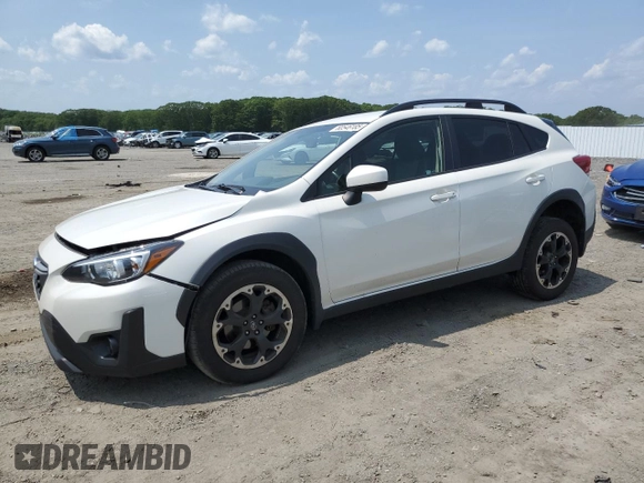 2021 Subaru Crosstrek Premium with VIN JF2GTAPC0MH661791, listed as a Copart auction lot 60546185 with 53,432 mi miles and Salvage title. Bid and sale history available at DreamBid. Image 1.
