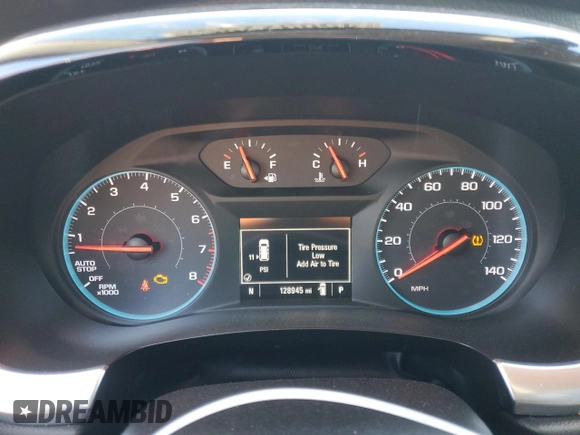 2020 Chevrolet Traverse LS with VIN 1GNERFKW8LJ110610, listed as a Copart auction lot 45092295 with 128,945 mi miles and Salvage Title. Bid and sale history available at carsss.com. Image 9.