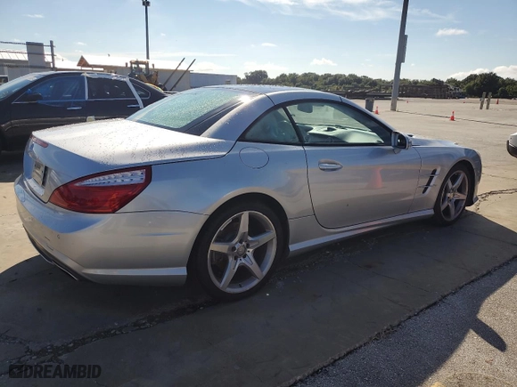 2015 Mercedes-Benz SL-Class SL 550 with VIN WDDJK7DA9FF033987, listed as a Copart auction lot 73691824 with 0 mi miles and Salvage Title. Bid and sale history available at carsss.com. Image 3.