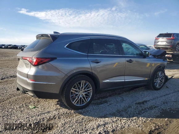 2022 Acura MDX w/Advance Package with VIN 5J8YE1H88NL003790, listed as a Copart auction lot 46874405 with 80,621 mi miles and Salvage Title. Bid and sale history available at carsss.com. Image 3.