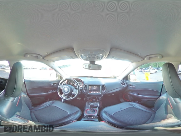 2018 Jeep Compass Trailhawk with VIN 3C4NJDDB9JT451745, listed as a Copart auction lot 61187255 with 88,923 mi miles and Salvage title. Bid and sale history available at DreamBid. Image 15.