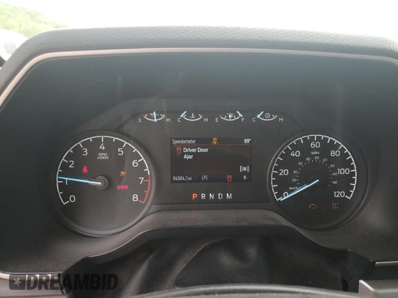 2021 Ford F-150 XL with VIN 1FTFX1E51MFC05216, listed as a Copart auction lot 56571785 with 94,584 mi miles and Salvage title. Bid and sale history available at DreamBid. Image 9.
