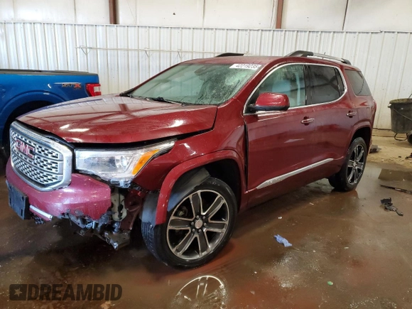 2018 GMC Acadia Denali with VIN 1GKKNXLS0JZ165449, listed as a Copart auction lot 42219235 with 118,466 mi miles and Clean title. Bid and sale history available at DreamBid. Image 1.