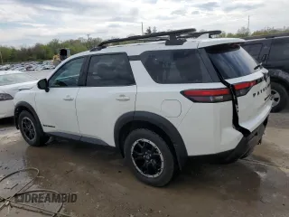 2024 Nissan Pathfinder Rock Creek z VIN 5N1DR3BD3RC246573, wystawiony jako Copart lot #53713415 z przebiegiem 37 469 mil mil oraz Szkoda całkowita • Salvage title. Historia ofert i sprzedaży dostępna na DreamBid. Obrazek 2.