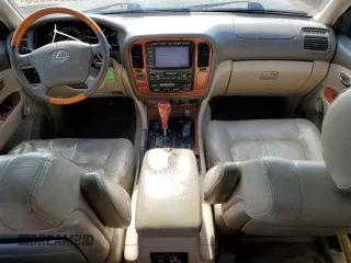 2002 Lexus LX 470 z VIN JTJHT00W923521442, wystawiony jako Copart lot #55936255 z przebiegiem 184 103 mil mil oraz Tytuł czysty. Historia ofert i sprzedaży dostępna na DreamBid. Obrazek 8.