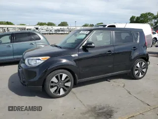 2015 Kia Soul + with VIN KNDJX3A58F7157612, listed as a Copart auction lot 52636145 with 132,897 mi miles and Salvage Title. Bid and sale history available at DreamBid. Image 1.