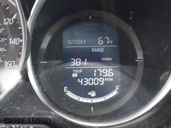2016 Mazda CX-5 Sport with VIN JM3KE2BY3G0740488, listed as a IAAI auction lot 42000449 with 43,009 mi miles. Bid and sale history available at carsss.com. Image 15.