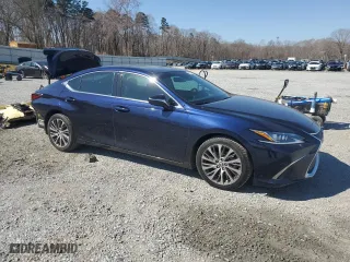 2019 Lexus ES with VIN 58ABZ1B14KU006555, listed as a Copart auction lot 48803865 with 81,739 mi miles and Salvage Title. Bid and sale history available at carsss.com. Image 4.
