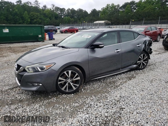 2016 Nissan Maxima S with VIN 1N4AA6AP9GC900863, listed as a Copart auction lot 56287095 with 126,366 mi miles and Salvage title. Bid and sale history available at DreamBid. Image 1.