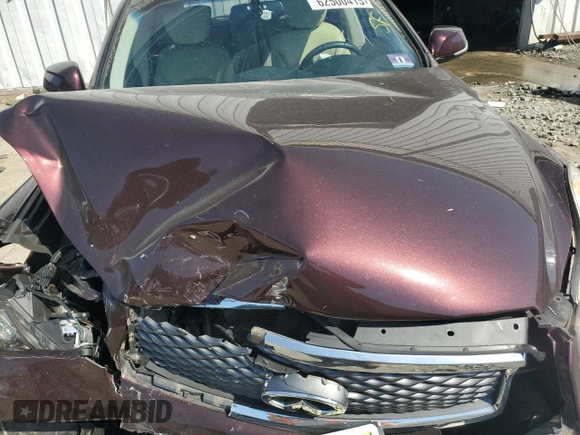 2017 Infiniti QX50 with VIN JN1BJ0RR6HM411188, listed as a Copart auction lot 62500415 with 21,534 mi miles and Salvage title. Bid and sale history available at DreamBid. Image 11.