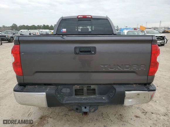 2017 Toyota Tundra 2WD SR with VIN 5TFRM5F19HX117166, listed as a Copart auction lot 41512215 with 65,355 mi miles and Salvage Title. Bid and sale history available at carsss.com. Image 6.