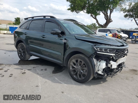 2022 Kia Sorento X-Line SX Prestige z VIN 5XYRKDLF6NG115230, wystawiony jako Copart lot #55872435 z przebiegiem 41 173 mil mil oraz Nie do naprawy • Non repairable. Historia ofert i sprzedaży dostępna na DreamBid. Obrazek 4.
