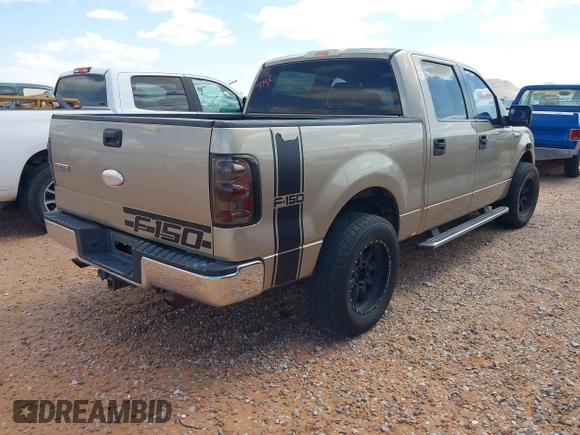2006 Ford F-150 XLT with VIN 1FTRW12W26KD43273, listed as a IAAI auction lot 42153933 with 183,771 mi miles. Bid and sale history available at carsss.com. Image 4.