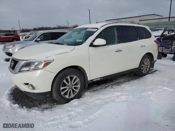 2015 Nissan Pathfinder SL with VIN 5N1AR2MM4FC717040, listed as a Copart auction lot 83572274 with 249,156 mi miles and Salvage Title. Bid and sale history available at carsss.com. Image 1.