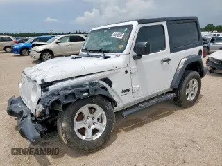 2023 Jeep Wrangler Sport with VIN 1C4HJXAG4PW598962, listed as a Copart auction lot 63846695 with 37,986 mi miles and Salvage title. Bid and sale history available at DreamBid. Image 1.