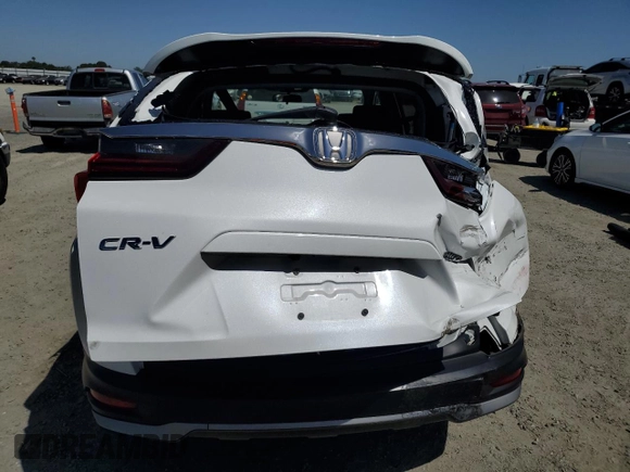 2020 Honda CR-V EX with VIN 2HKRW2H55LH689235, listed as a Copart auction lot 53967155 with 49,166 mi miles and Salvage Title. Bid and sale history available at carsss.com. Image 6.