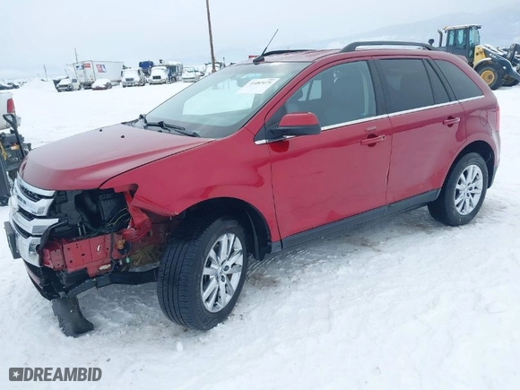 2013 Ford Edge Limited with VIN 2FMDK4KC5DBC22446, listed as a IAAI auction lot 41482475 with 122,434 mi miles. Bid and sale history available at carsss.com. Image 2.