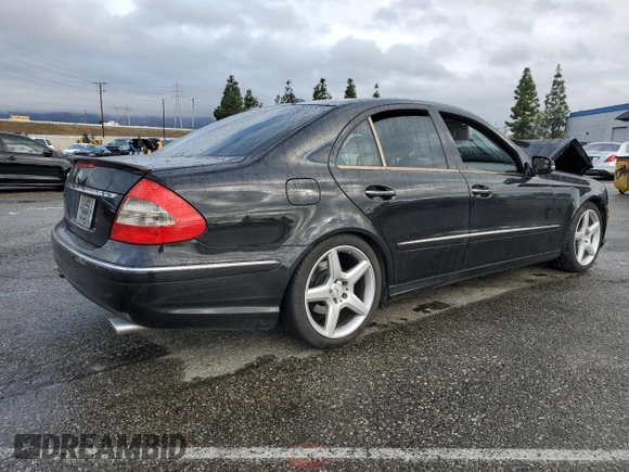 2008 Mercedes-Benz E-Class Sport 5.5L with VIN WDBUF72X48B328801, listed as a Copart auction lot 48592935 with 91,851 mi miles and Salvage Title. Bid and sale history available at carsss.com. Image 3.