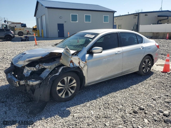2013 Honda Accord Sdn LX with VIN 1HGCR2F38DA135180, listed as a Copart auction lot 48444585 with 174,915 mi miles and Salvage Title. Bid and sale history available at carsss.com. Image 1.