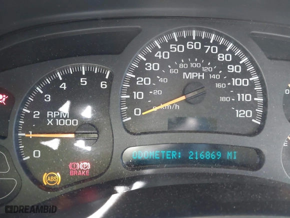 2004 Chevrolet Tahoe LT with VIN 1GNEC13Z44R323201, listed as a IAAI auction lot 41481138 with 216,869 mi miles. Bid and sale history available at carsss.com. Image 7.