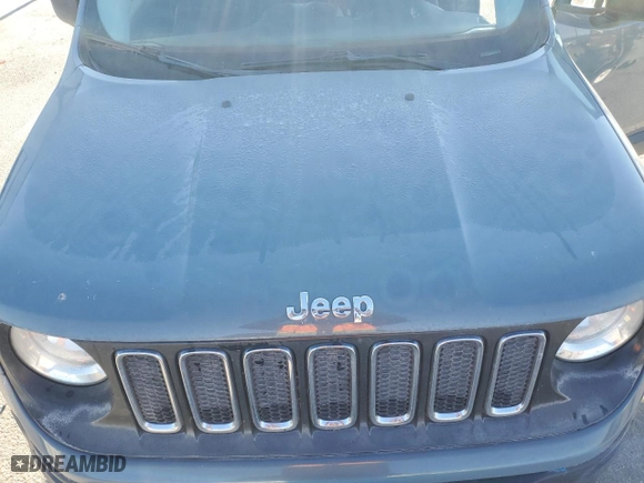 2017 Jeep Renegade Sport with VIN ZACCJAAH6HPF12808, listed as a Copart auction lot 77954704 with 80,509 mi miles and Salvage Title. Bid and sale history available at carsss.com. Image 11.