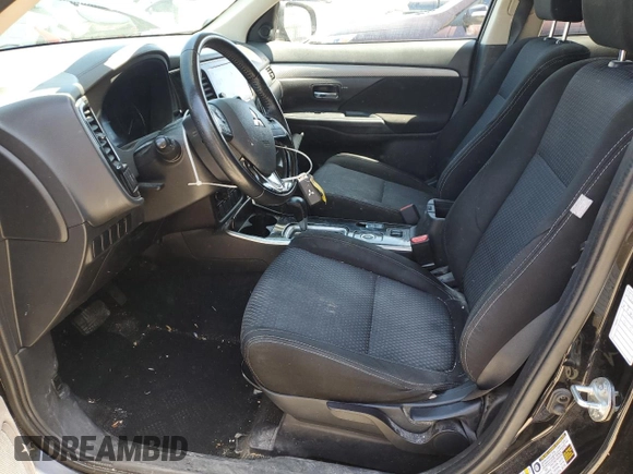 2018 Mitsubishi Outlander ES with VIN JA4AZ3A36JZ041387, listed as a Copart auction lot 65187715 with 132,876 mi miles and Salvage title. Bid and sale history available at DreamBid. Image 7.