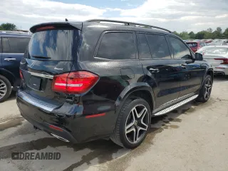 2018 Mercedes-Benz GLS 550 with VIN 4JGDF7DE3JB025569, listed as a Copart auction lot 59943684 with 73,074 mi miles and Salvage Title. Bid and sale history available at DreamBid. Image 3.