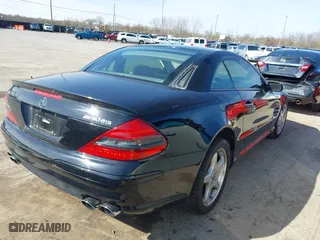 2005 Mercedes-Benz SL-Class 5.5L AMG with VIN WDBSK74F35F103586, listed as a IAAI auction lot 41958469 with 1 mi miles. Bid and sale history available at carsss.com. Image 4.
