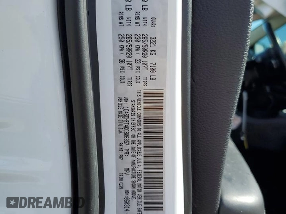 2019 Dodge Durango Citadel with VIN 1C4SDHET4KC806357, listed as a Copart auction lot 47949315 with 124,531 mi miles and Salvage Title. Bid and sale history available at DreamBid. Image 15.