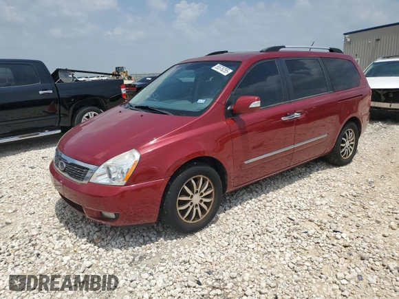 2012 Kia Sedona EX with VIN KNDMH4C7XC6448354, listed as a Copart auction lot 55576255 with 112,920 mi miles and Clean Title. Bid and sale history available at carsss.com. Image 1.
