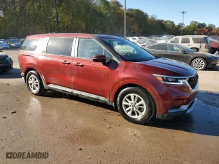 2022 Kia Carnival LXS with VIN KNDNB4H36N6133100, listed as a Copart auction lot 75244954 with 61,678 mi miles and Salvage Title. Bid and sale history available at carsss.com. Image 4.