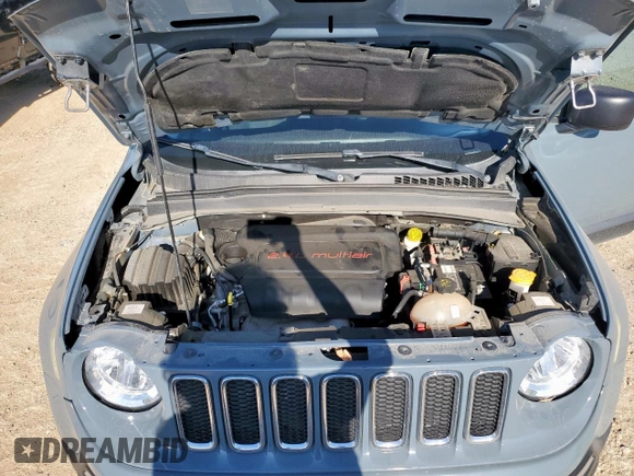 2017 Jeep Renegade Sport with VIN ZACCJAAB6HPG17327, listed as a Copart auction lot 61271045 with 86,675 mi miles and Clean title. Bid and sale history available at DreamBid. Image 12.