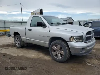 2005 Dodge 1500 SLT with VIN 1D7HU16D65J607535, listed as a Copart auction lot 45557295 with 155,686 mi miles and Salvage Title. Bid and sale history available at DreamBid. Image 4.